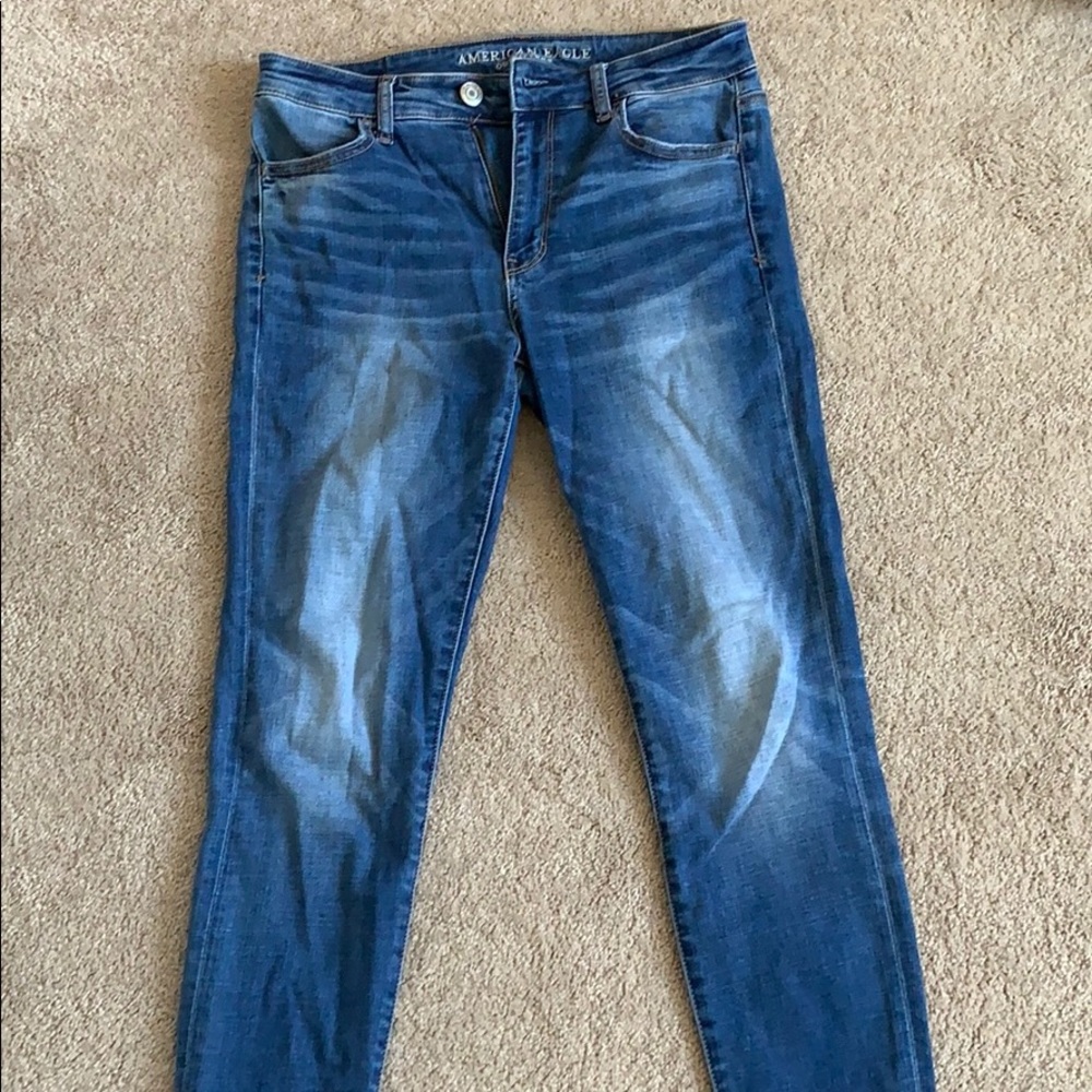 AE high rise jeggings